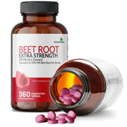 Beet Root Extra Strength 2000 MG, 360 Vegetarian Tablets