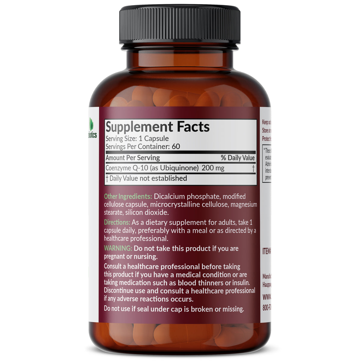 CoQ10 200 MG – Futurebiotics