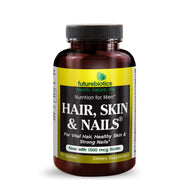 Front View of Futurebiotics Hair, Skin, & Nails Nutrition for Men Bottle