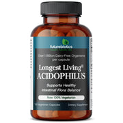 Longest Living Acidophilus Probiotic Supplement, 100 Capsules