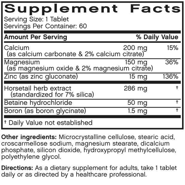 Super Silica Complex, 60 Tablets