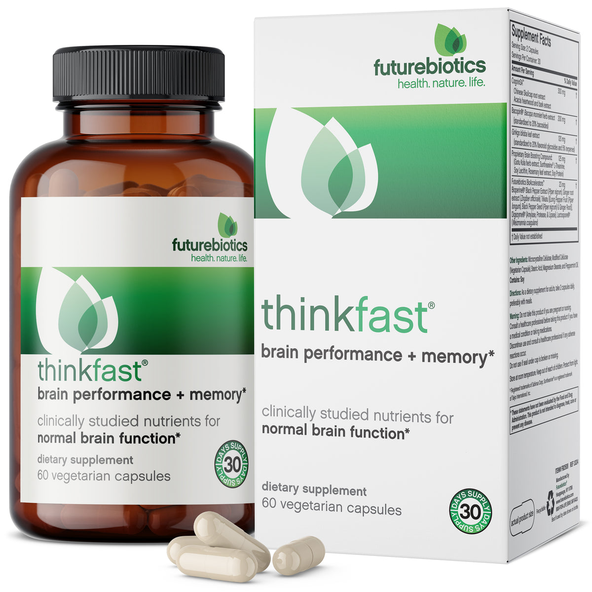 Think Rite Advanced Capsule ThinkFast Brain Performance Supplement – Futurebiotics