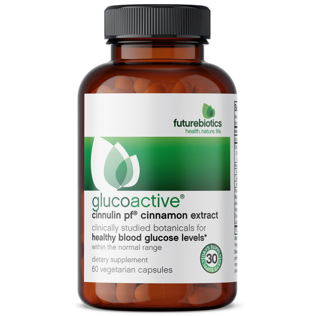GlucoActive Cinnamon Extract, 60 Capsules