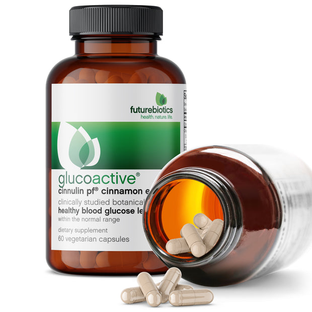 GlucoActive Cinnamon Extract, 60 Capsules