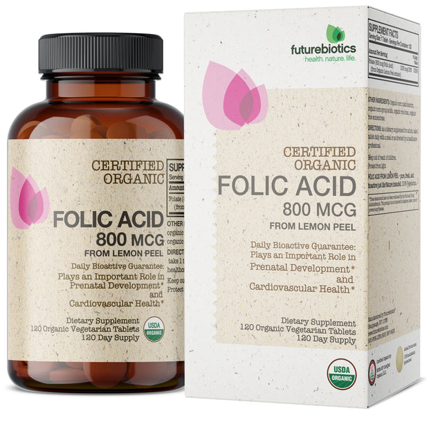 Folic Acid 800mcg, 120 Tablets
