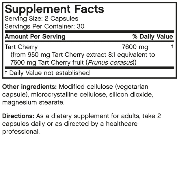 Tart Cherry, 60 Capsules