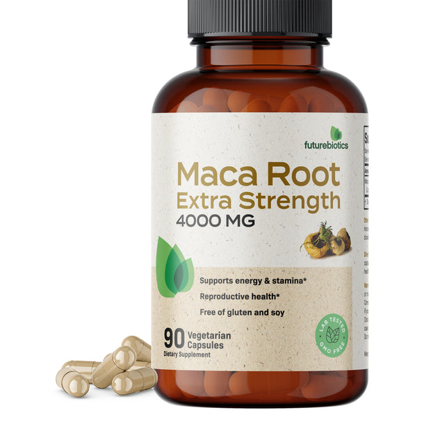 Maca Root Extra Strength 4000 MG 90 Vegetarian Capsules