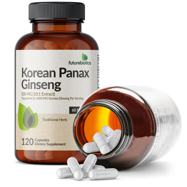 Korean Panax Ginseng 1000 MG, 120 Capsules