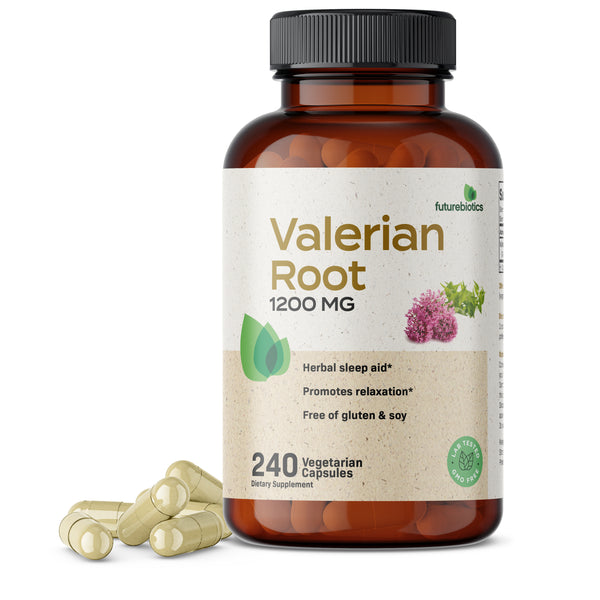 Valerian Root Extract 200mg Tablets - 300 Count, Vegan, UK Made For Restful Sleep