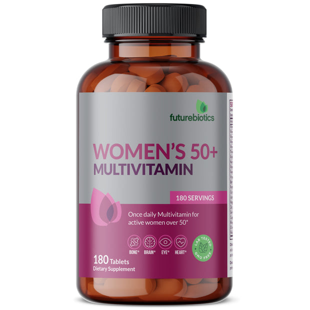 Women's 50+ Multivitamin Once Daily Multivitamin, 180 Tablets