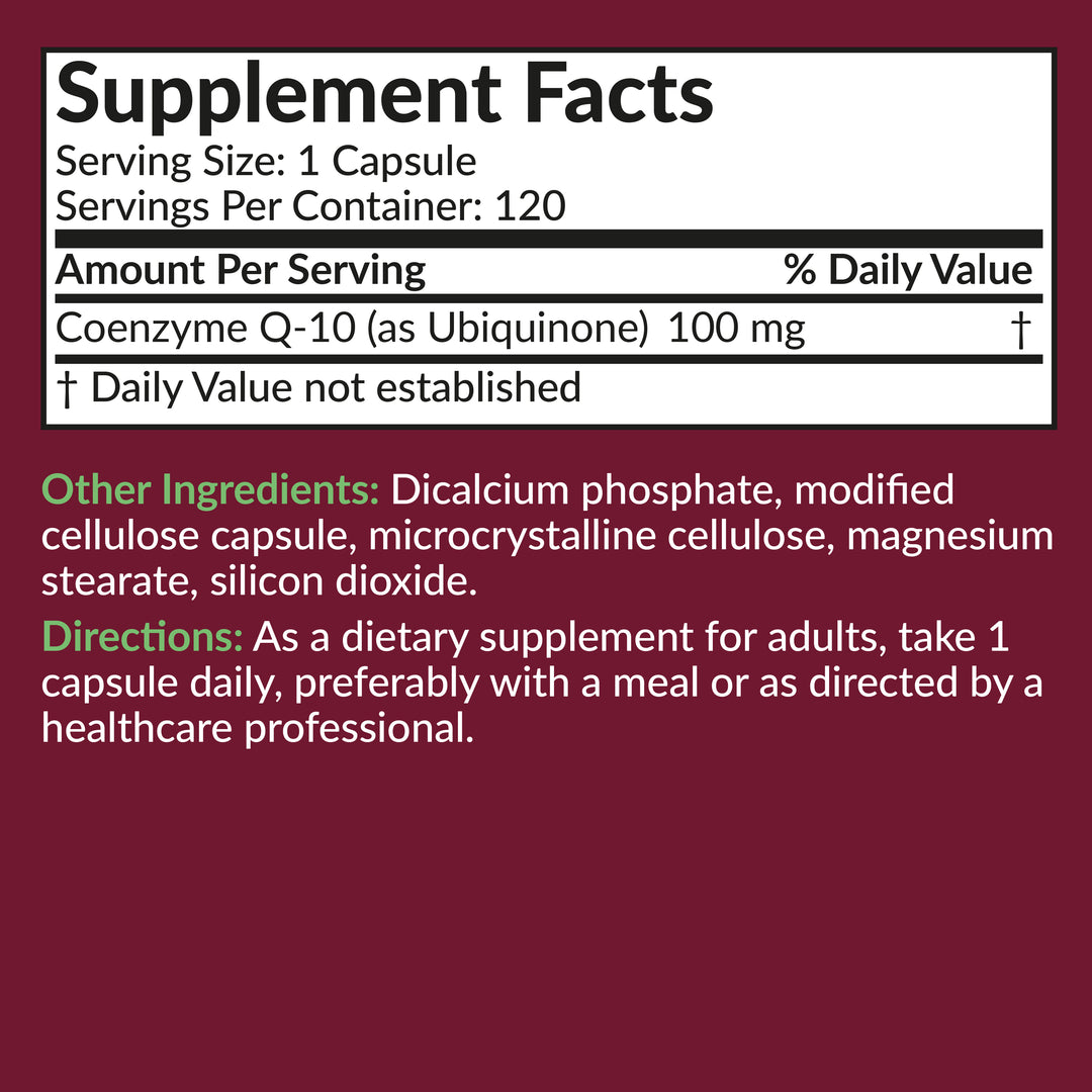 CoQ10 100 MG – Futurebiotics