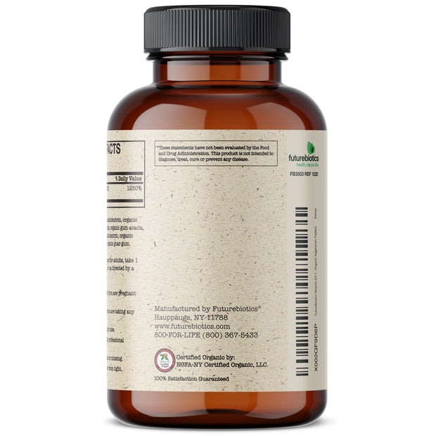 Certified Organic Vitamin D3 10,000 IU 360 Organic Tablets