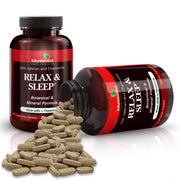 Futurebiotics Relax & Sleep Support Supplement, 60 Tablets - Bottles and Supplements