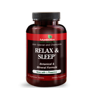 Front View of Futurebiotics Relax & Sleep Support Supplement Bottle