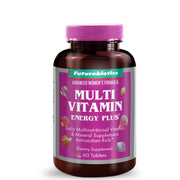 Front View of Futurebiotics Multivitamin Energy Plus for Women, 60 Tablets Bottle