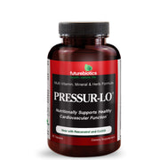 Front View of Futurebiotics Pressur-Lo Cardiovascular Supplement, 90 Tablets Bottle