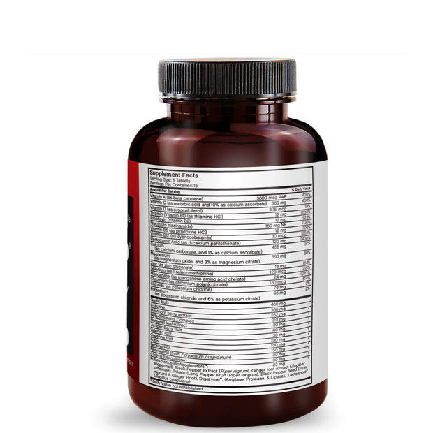 Side View of Futurebiotics Pressur-Lo Cardiovascular Supplement, 90 Tablets Bottle