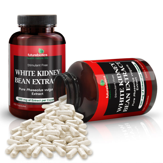 Futurebiotics White Kidney Bean Extract Bottles and Supplements