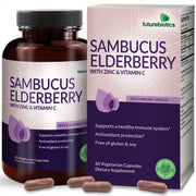 Sambucus Elderberry with Zinc & Vitamin C 60 Vegetarian Capsules