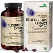 Organic Elderberry Extract 500mg, 60 Tablets