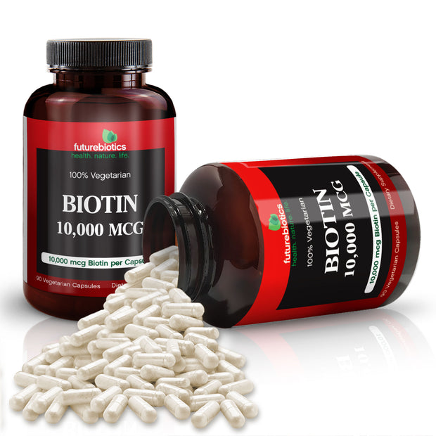 Futurebiotics Biotin Bottles and Supplements