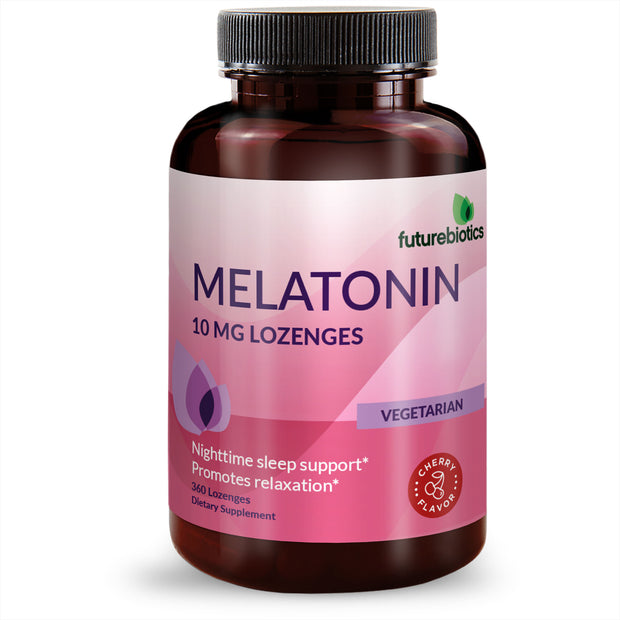 Melatonin 10 mg Lozenges, 360 Vegetarian Cherry Lozenges